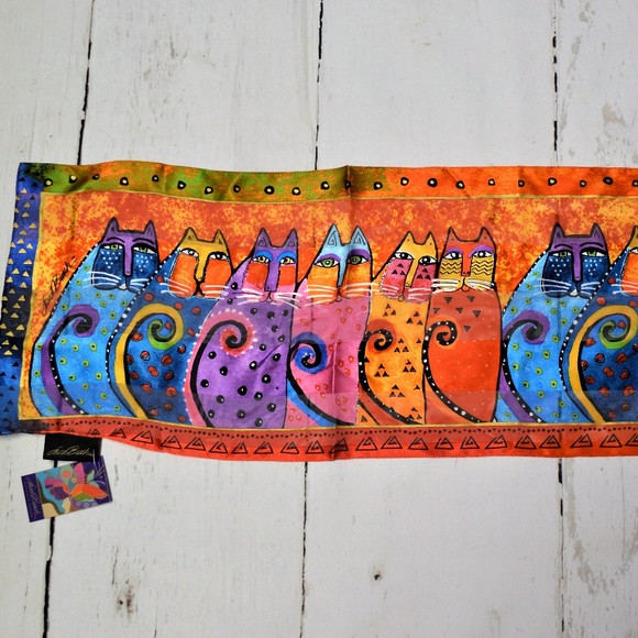 Laurel Burch Accessories - Laurel Burch 100% Silk Scarf NEW with tags
